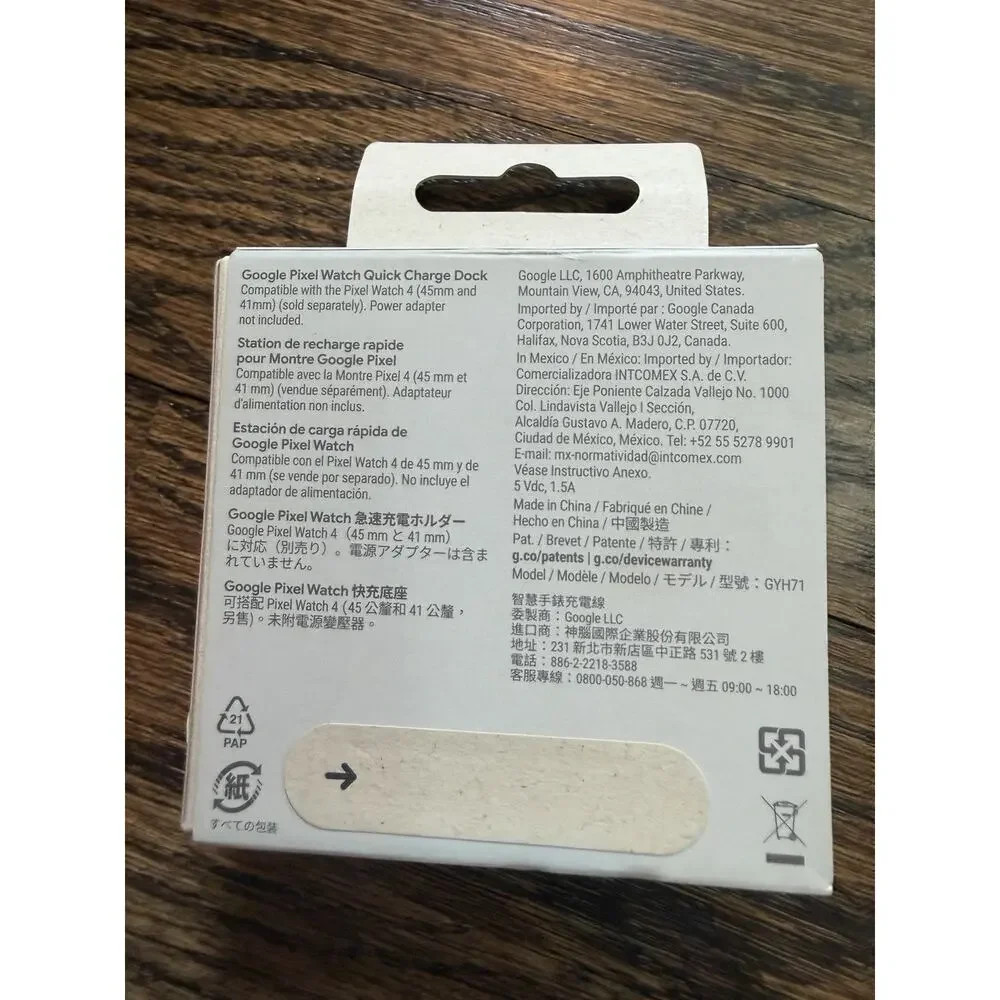 Google Pixel Watch (2 & 3) USB-C® Fast Charging Cable NIB NEW Sealed $29.99